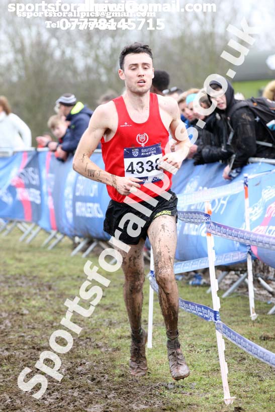 Senior mens 2018 British Inter Counties Cross Country Champs., Prestwold Hall, Loughborough. Photo: David T. Hewitson/Sports for All Pics